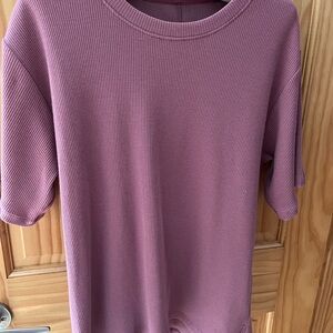 WOOLX dusty pink top